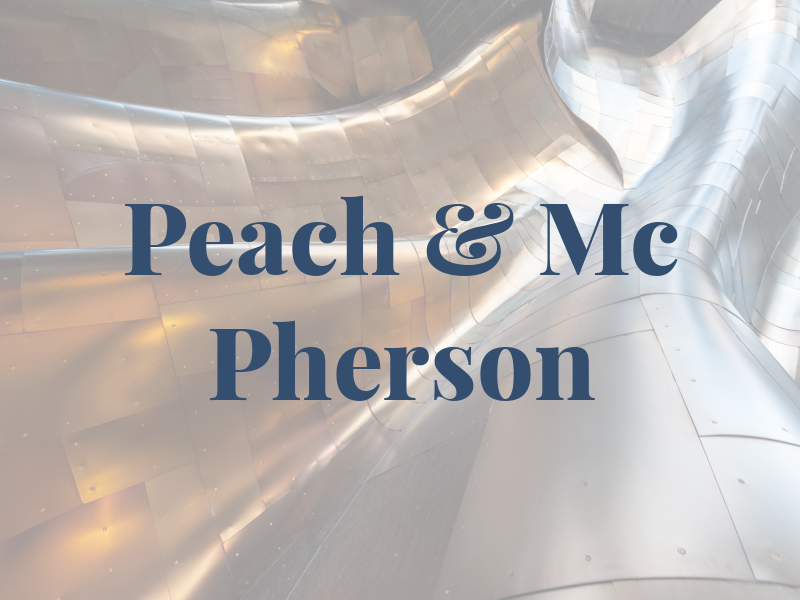 Peach & Mc Pherson