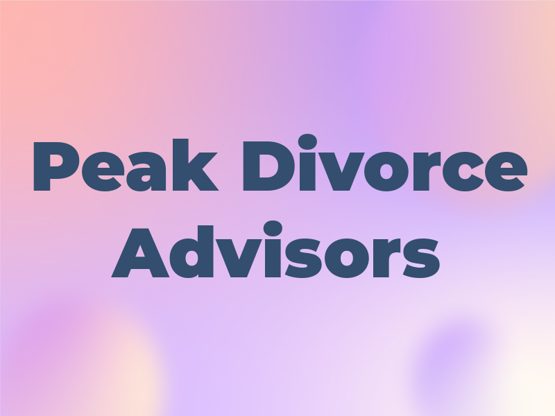 Peak Divorce Advisors