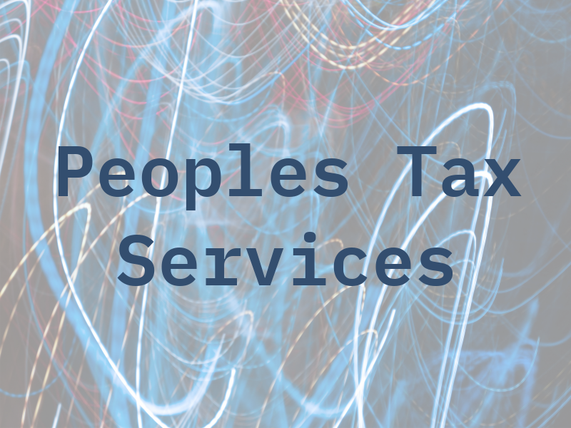 Peoples Tax Services
