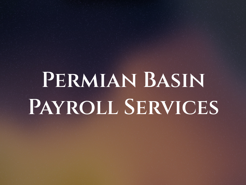 Permian Basin Payroll Services