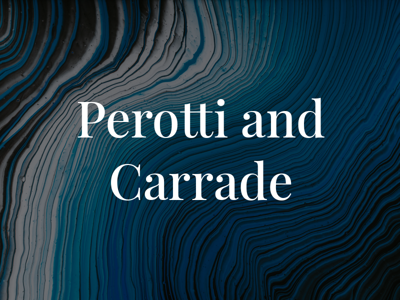 Perotti and Carrade