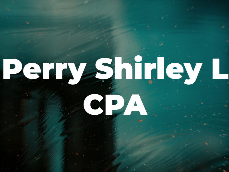 Perry Shirley L CPA