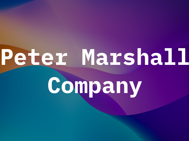 Peter Marshall & Company