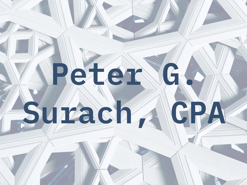 Peter G. Surach, CPA