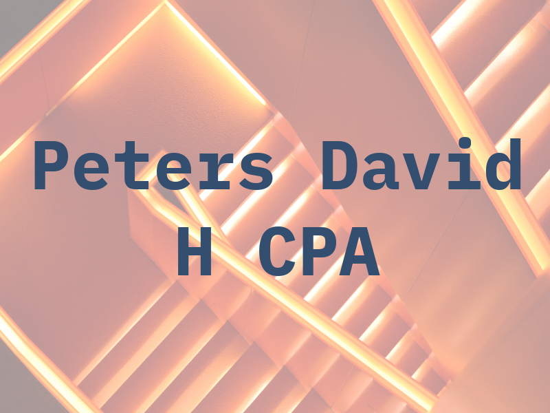 Peters David H CPA
