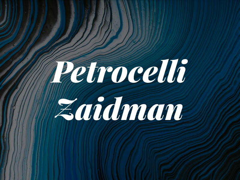 Petrocelli Zaidman