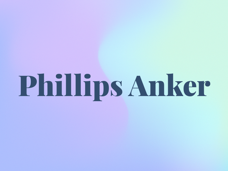 Phillips Anker