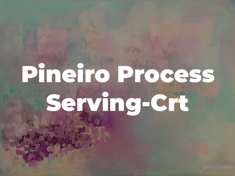 Pineiro Process Serving-Crt