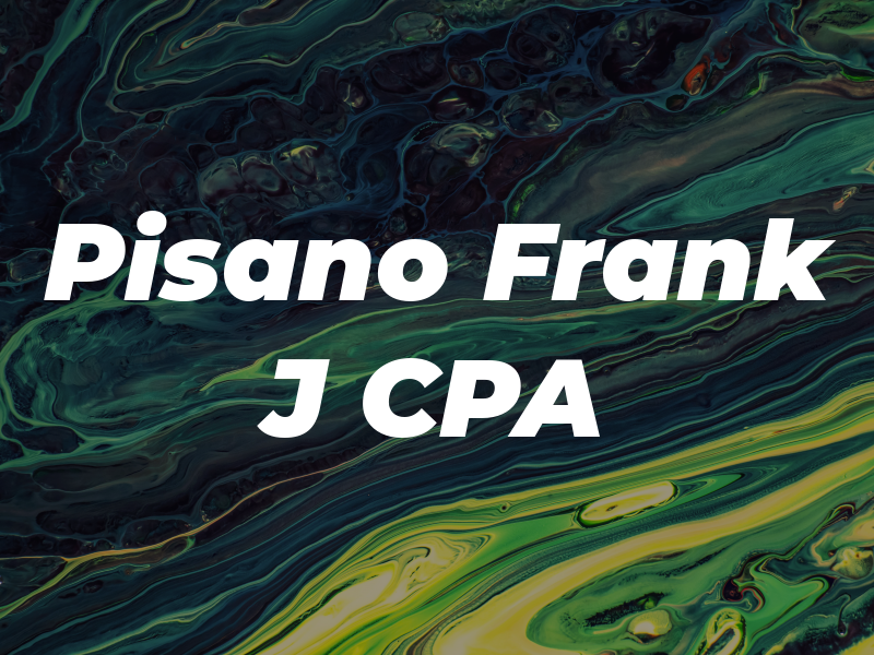 Pisano Frank J CPA