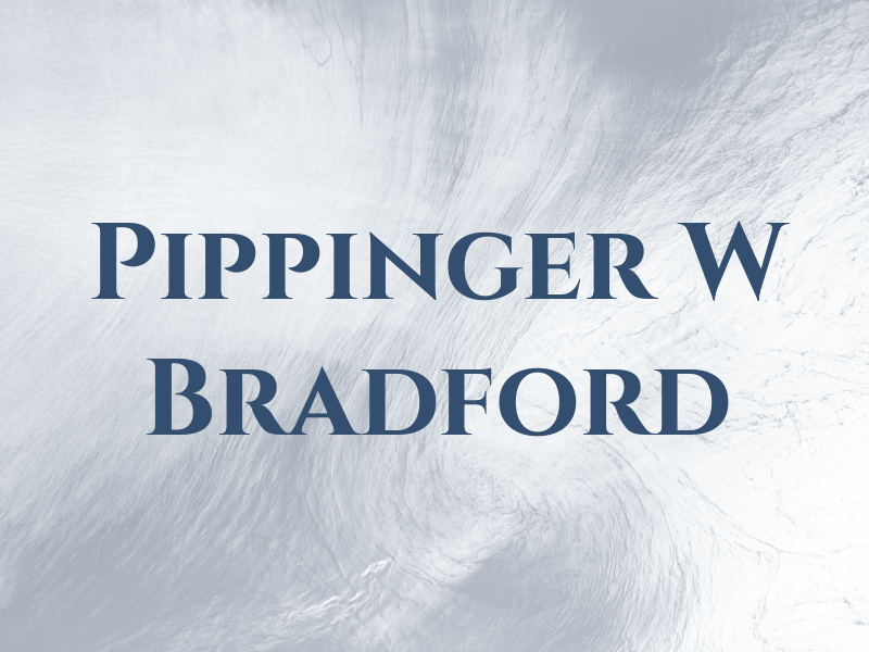 Pippinger W Bradford