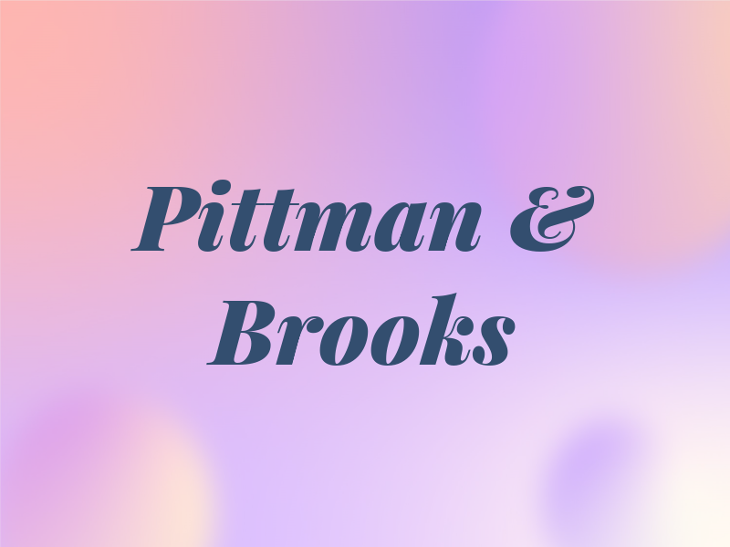 Pittman & Brooks