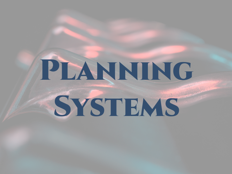 Planning Systems
