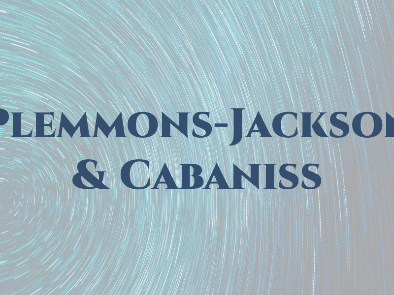 Plemmons-Jackson & Cabaniss