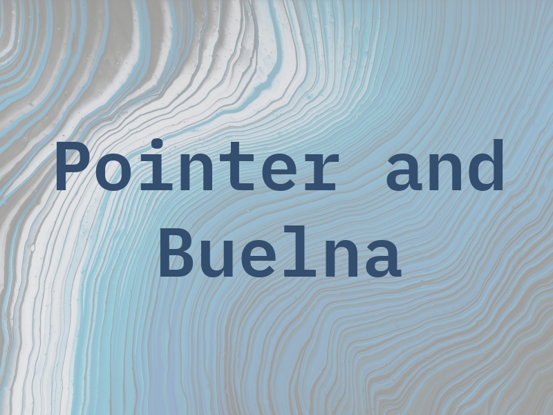 Pointer and Buelna