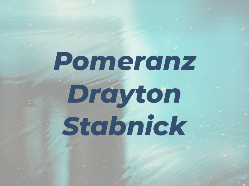 Pomeranz Drayton & Stabnick