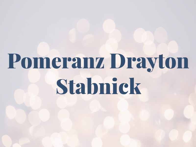 Pomeranz Drayton & Stabnick