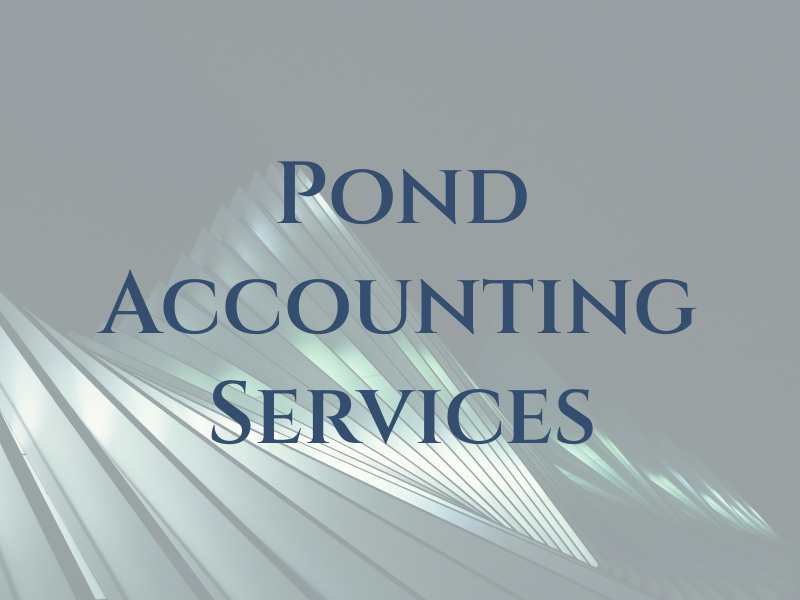 Pond Accounting Services