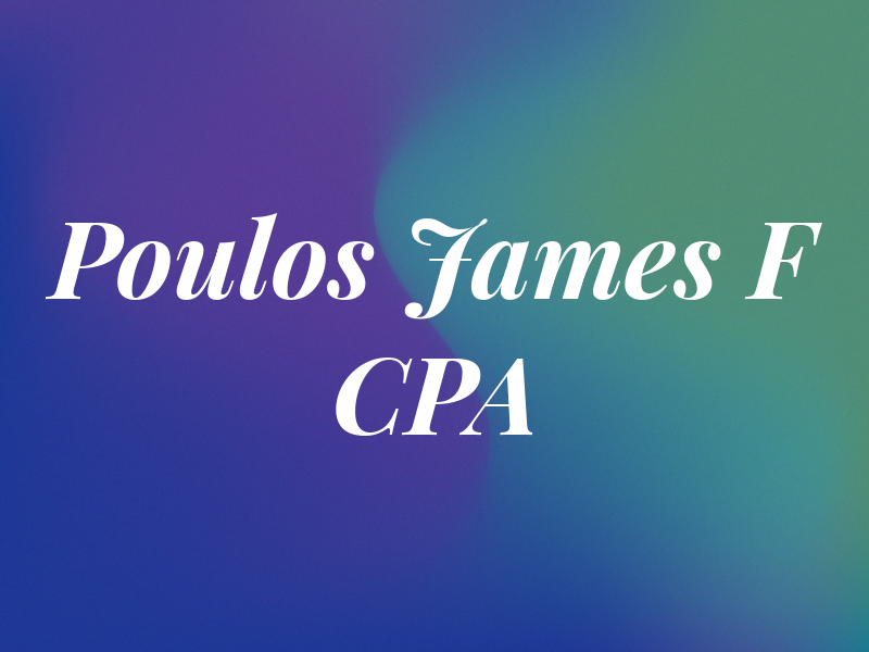 Poulos James F CPA