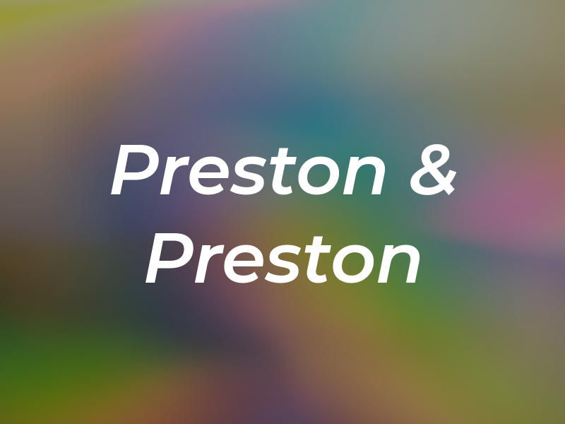 Preston & Preston