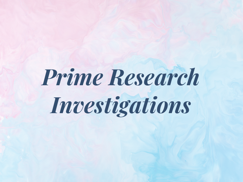 Prime Research Investigations
