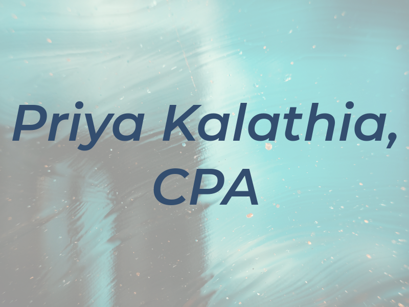 Priya Kalathia, CPA