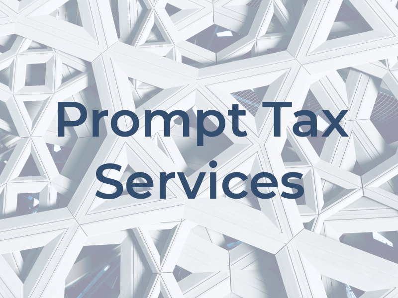 Prompt Tax Services