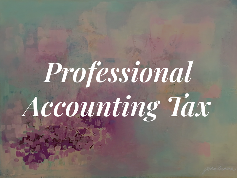 Professional Accounting Tax