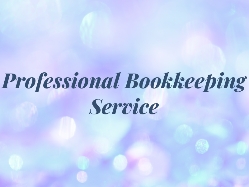 Professional Bookkeeping Service