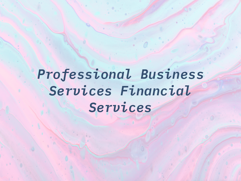 Professional Business Services & Financial Services