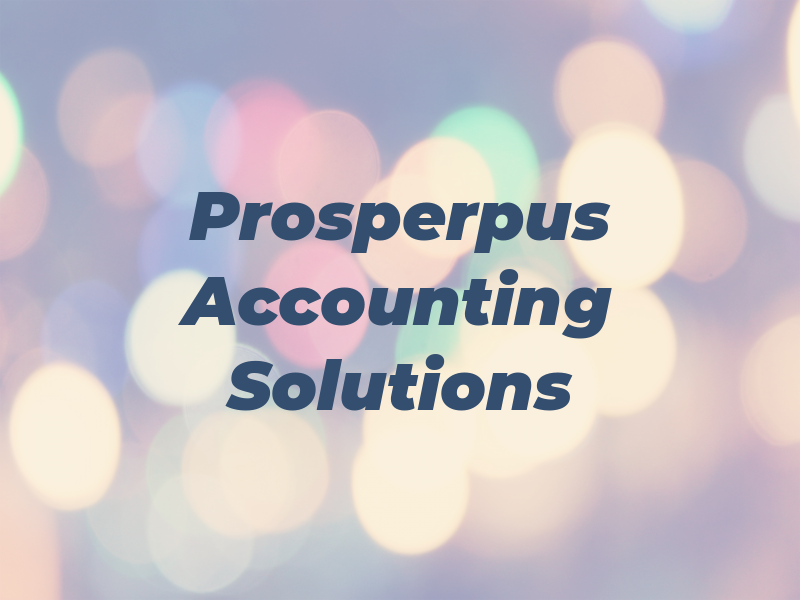 Prosperpus Accounting Solutions