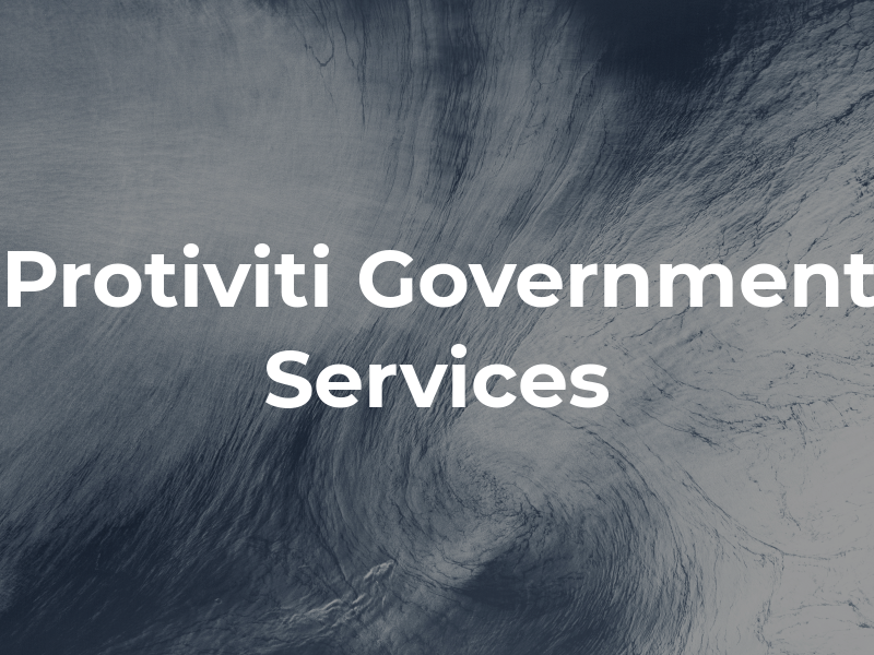 Protiviti Government Services