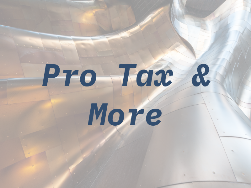 Pro Tax & More