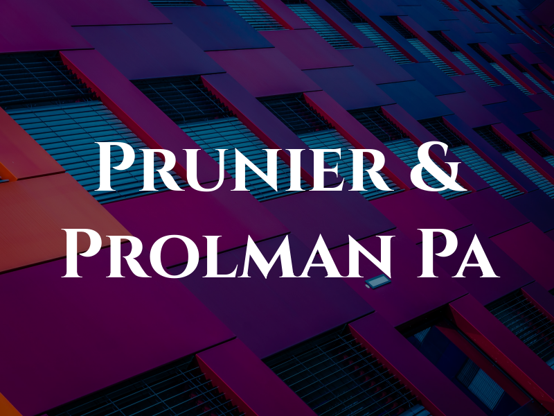 Prunier & Prolman Pa