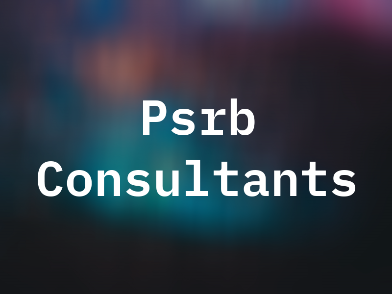 Psrb Consultants