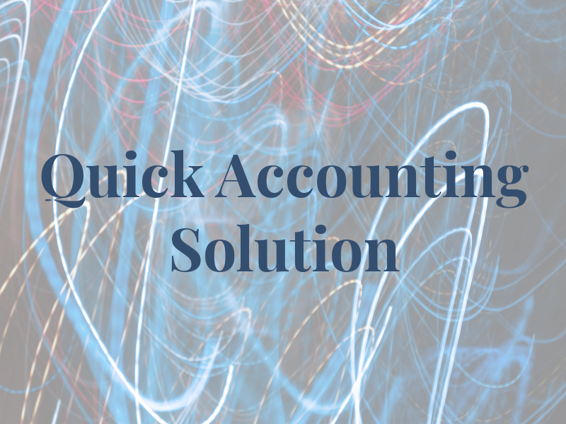 Quick Accounting Solution