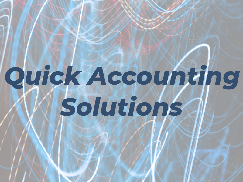 Quick Accounting Solutions