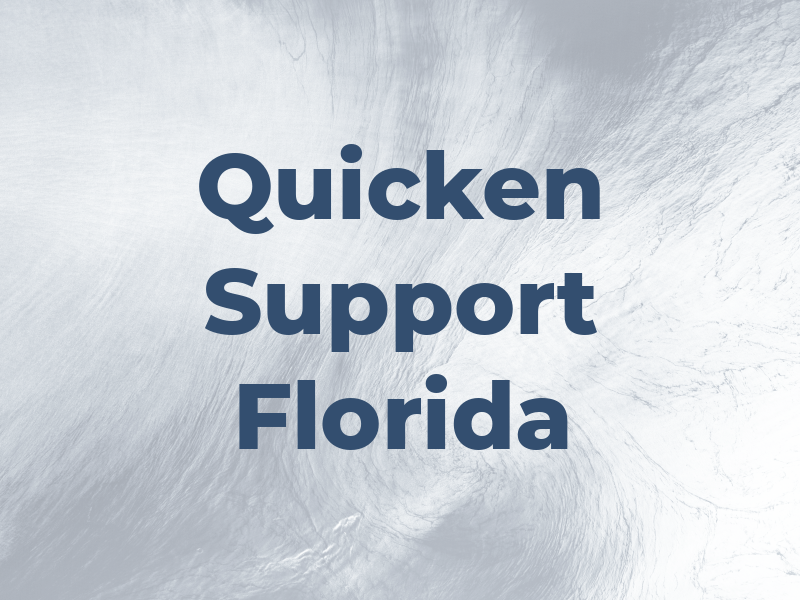 Quicken Support - Florida