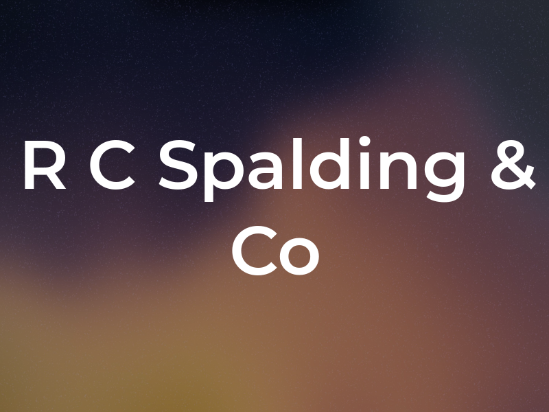 R C Spalding & Co