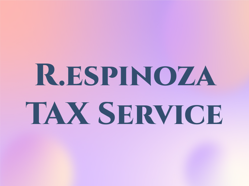 R.espinoza TAX Service