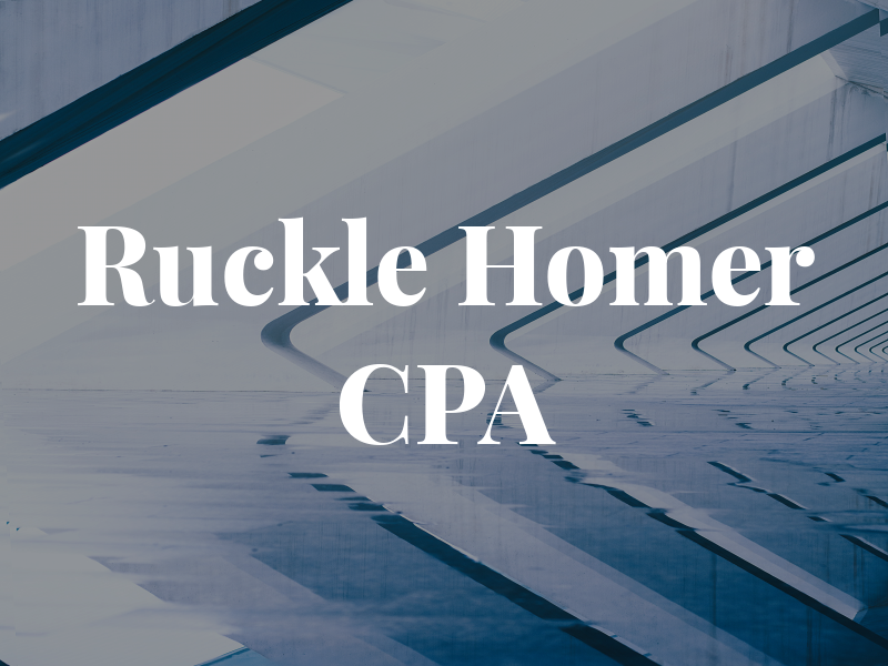 Ruckle Homer CPA