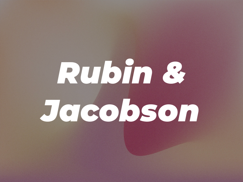 Rubin & Jacobson