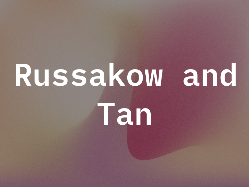 Russakow and Tan