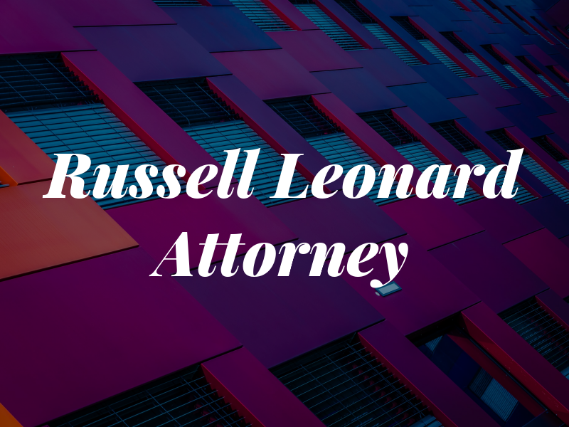 Russell Leonard Attorney At Law