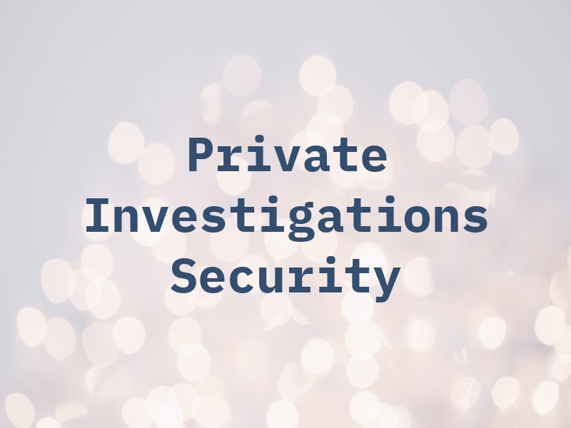 REM Private Investigations and Security