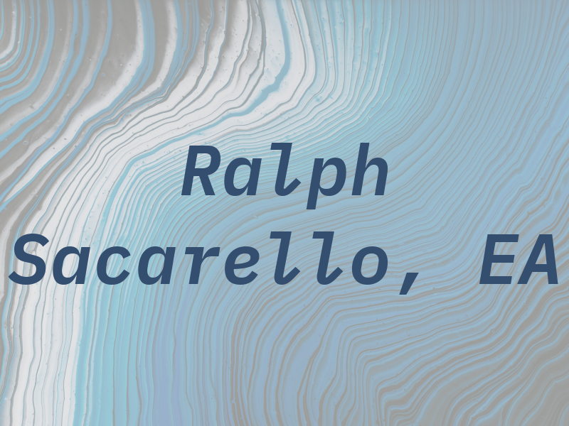 Ralph Sacarello, EA