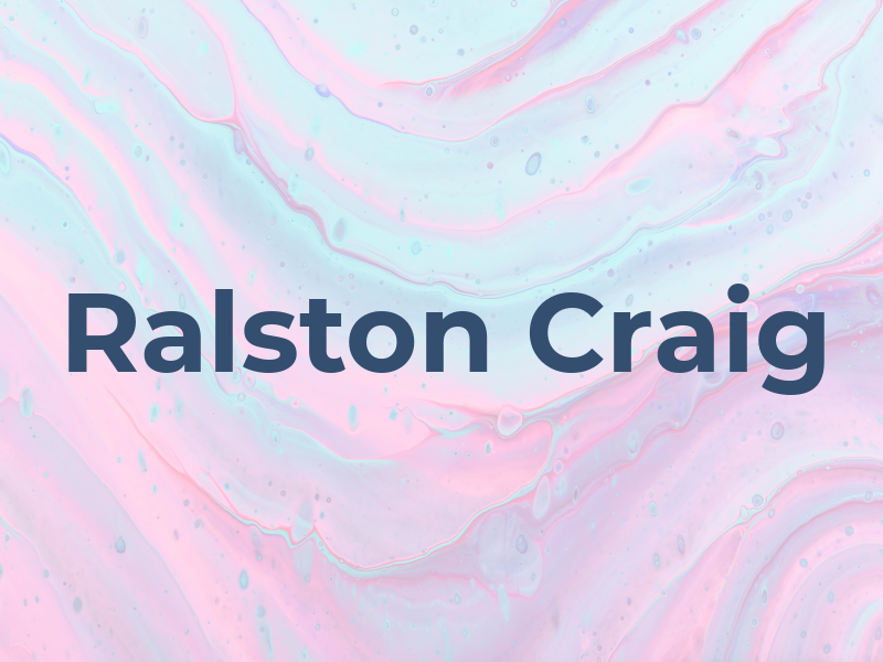 Ralston Craig