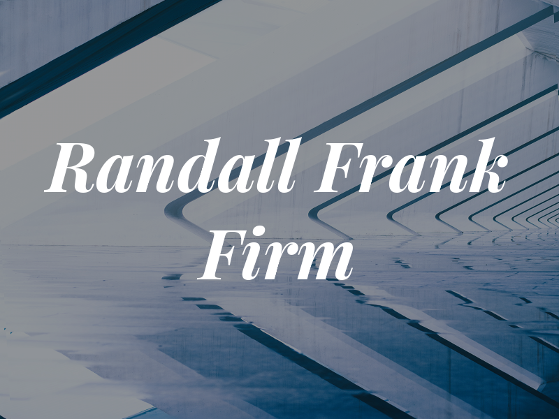 Randall L Frank Law Firm