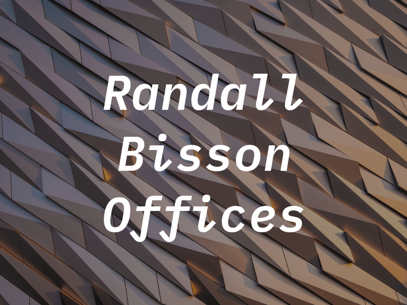 Randall W Bisson Law Offices