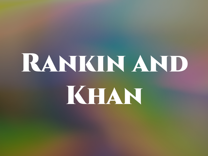 Rankin and Khan