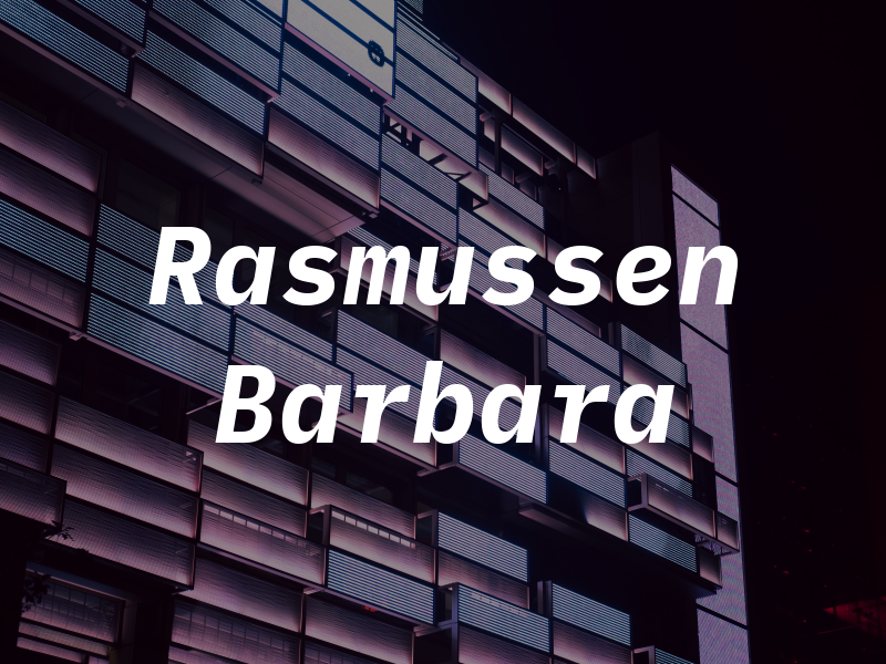 Rasmussen Barbara